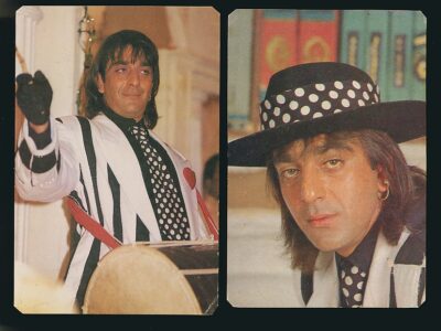 Bollywood actor Sanjay Dutt. 2 Rare postcards